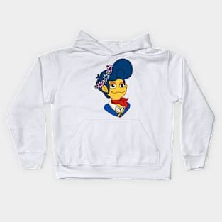 wally darling and flowers Kids Hoodie